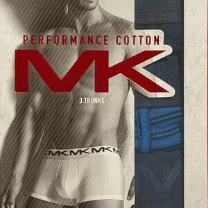Michael Kors White and Blue Men's Boxer Briefs - 3 Pack